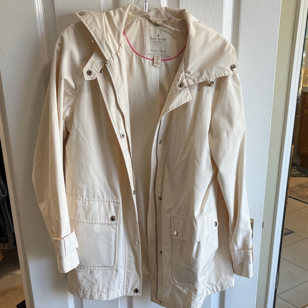 Kate Spade Light Beige Utility Jacket